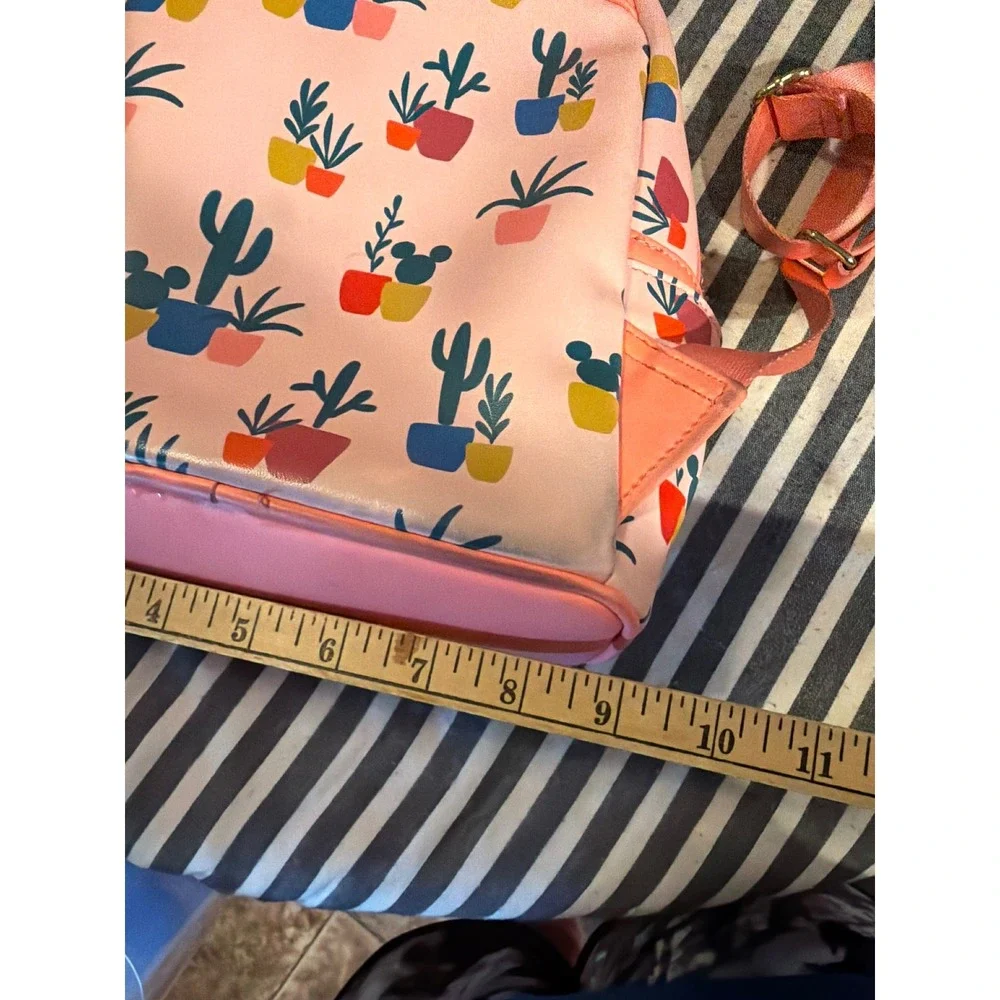 Disney Loungefly Mickey Mouse Desert Cactus Succulent Pink Mini Backpack 2021
